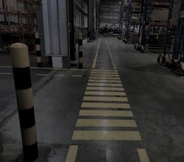 Bezpečnostní značení logistický sklad